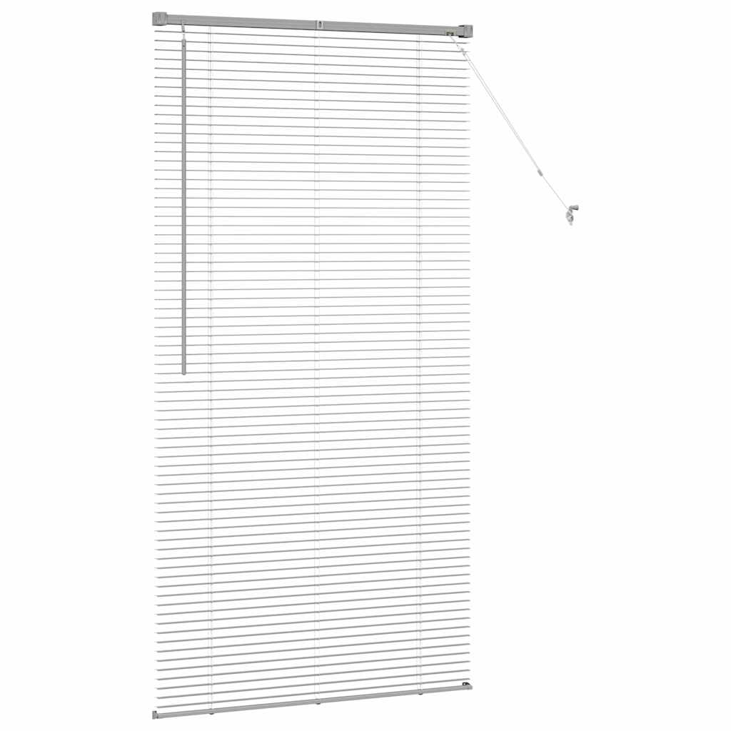 Venecijanski zastore Srebrno 175 x 90 cm Aluminij