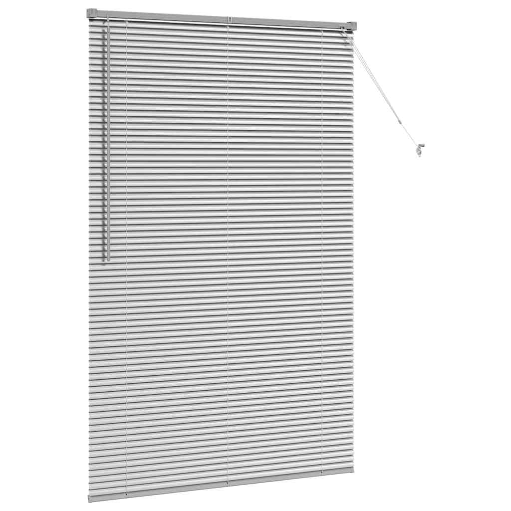 Venecijanski zastore Srebrno 175 x 110 cm Aluminij