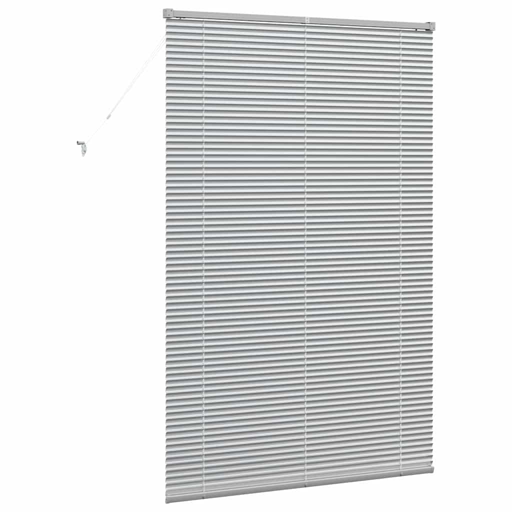 Venecijanski zastore Srebrno 175 x 115 cm Aluminij