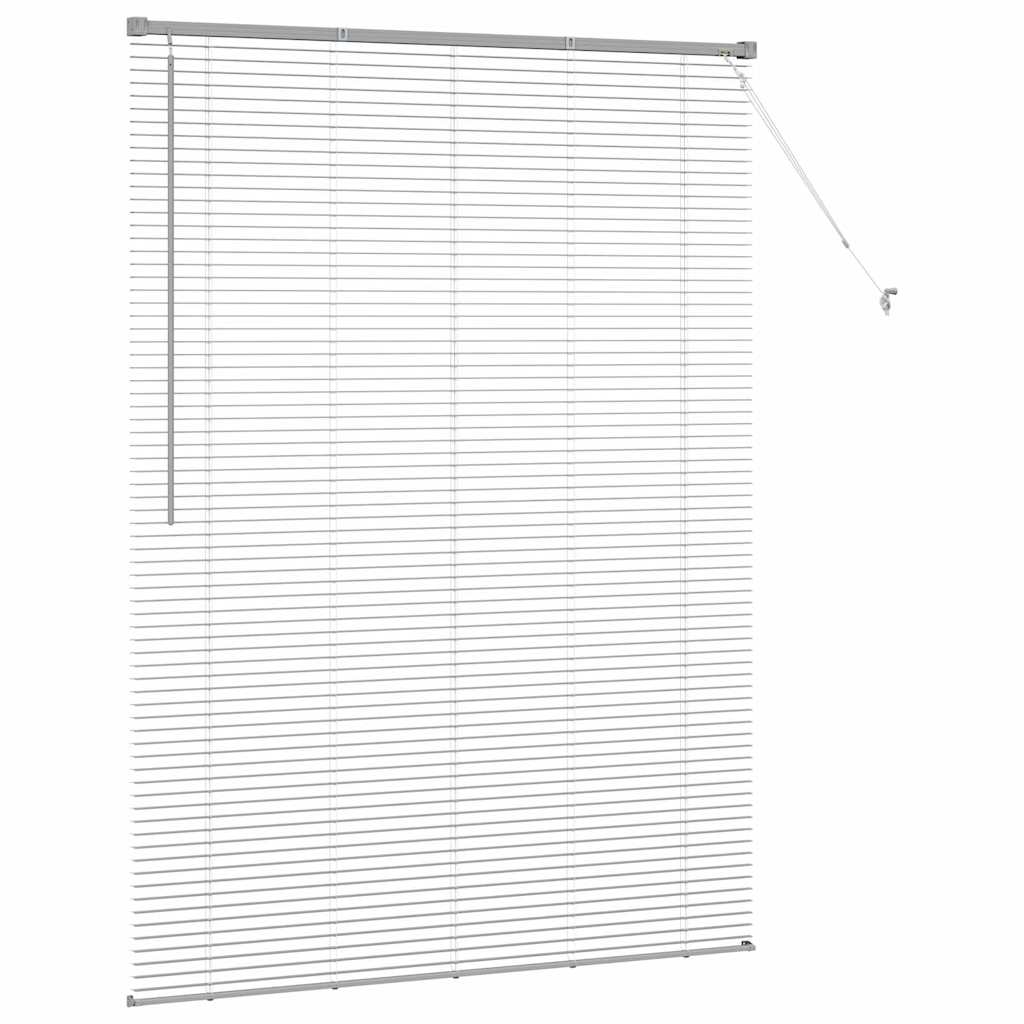 Venecijanski zastore Srebrno 175 x 125 cm Aluminij