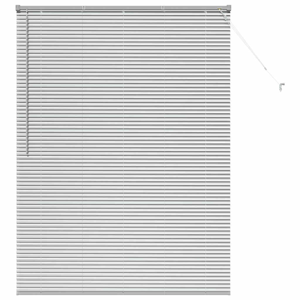 Venecijanski zastore Srebrno 175 x 135 cm Aluminij