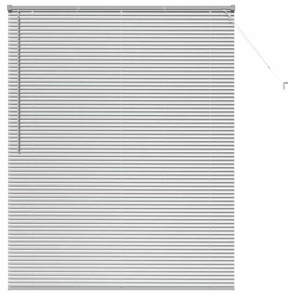 Venecijanski zastore Srebrno 175 x 145 cm Aluminij