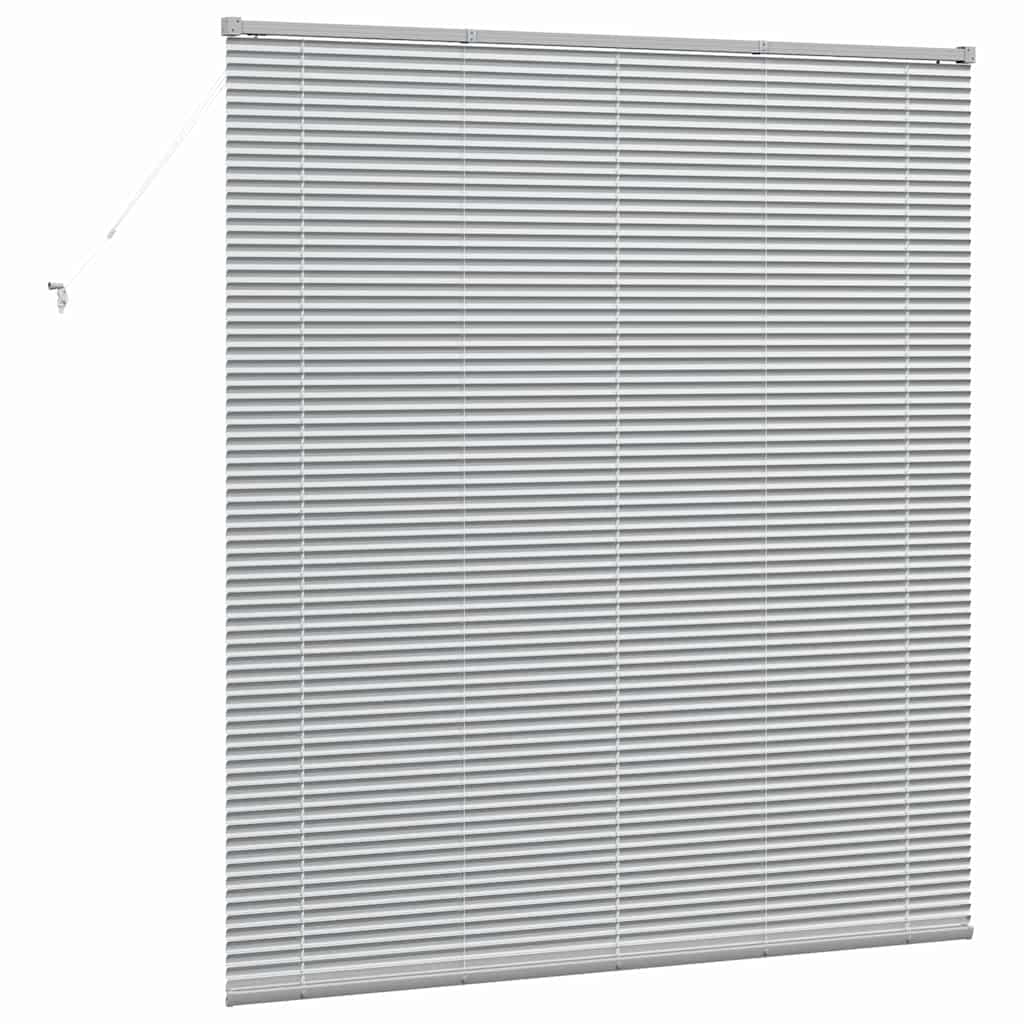 Venecijanski zastore Srebrno 175 x 155 cm Aluminij