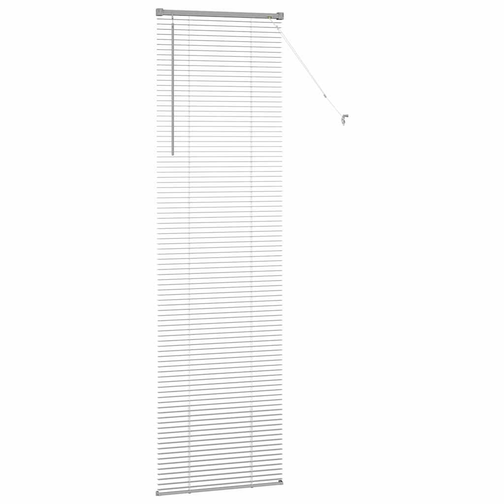 Venecijanski zastore Srebrno 220 x 60 cm Aluminij