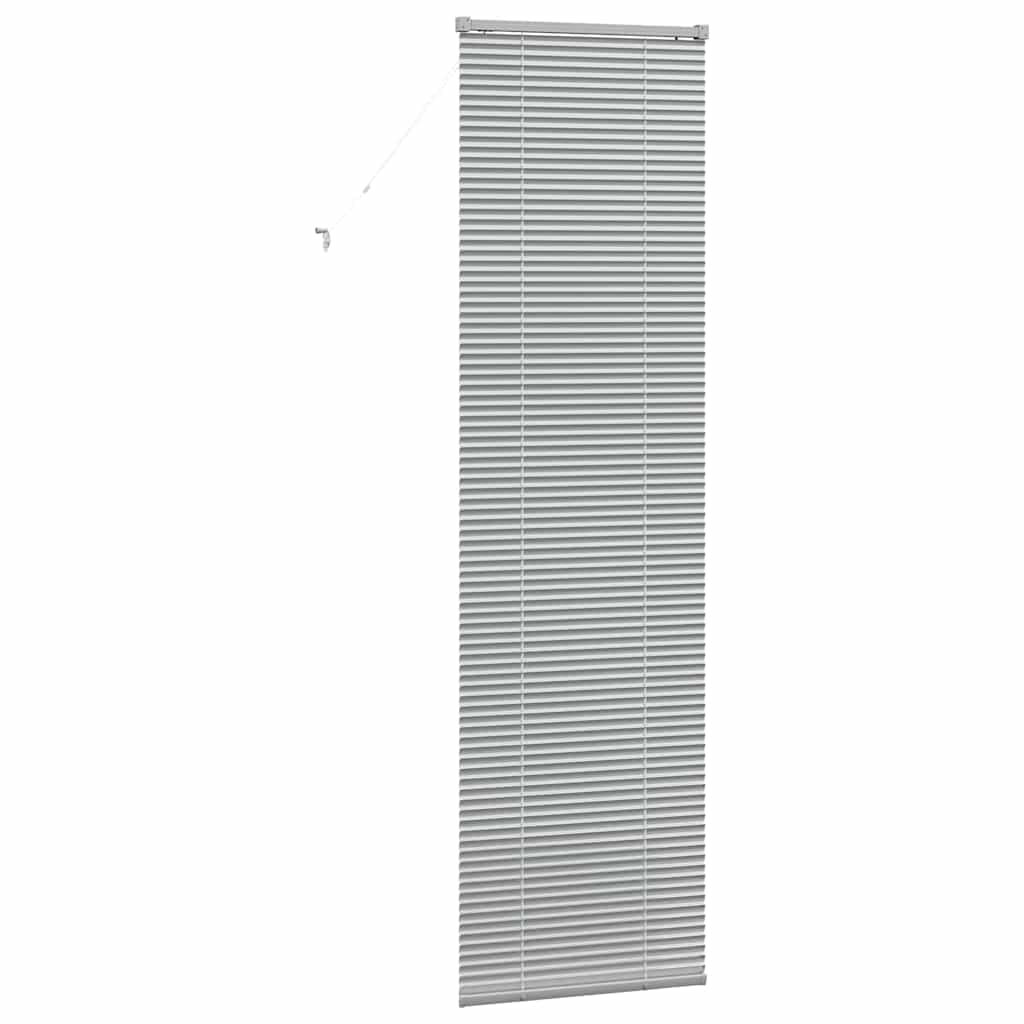 Venecijanski zastore Srebrno 220 x 60 cm Aluminij