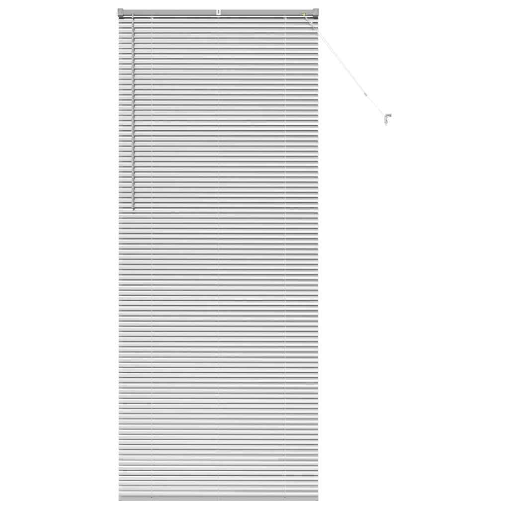 Venecijanski zastore Srebrno 220 x 95 cm Aluminij