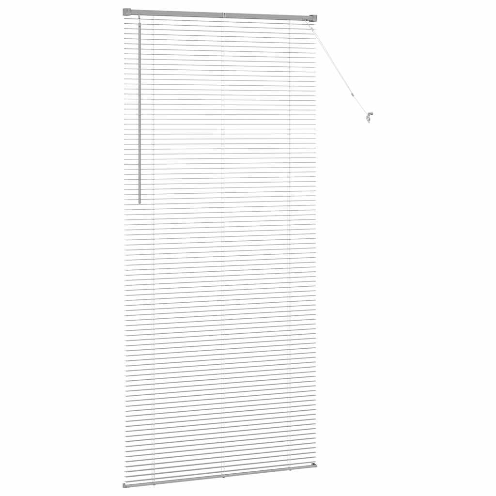 Venecijanski zastore Srebrno 220 x 105 cm Aluminij
