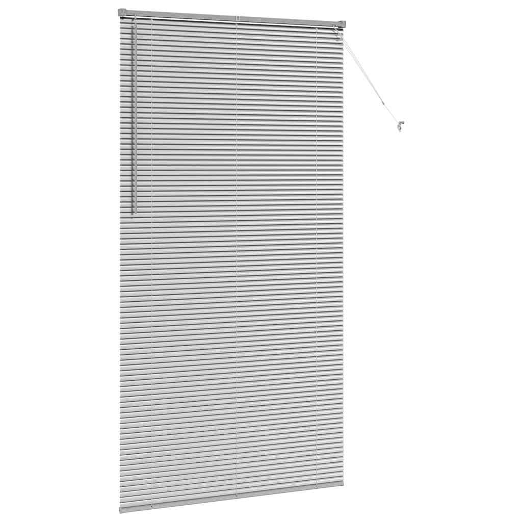 Venecijanski zastore Srebrno 220 x 115 cm Aluminij
