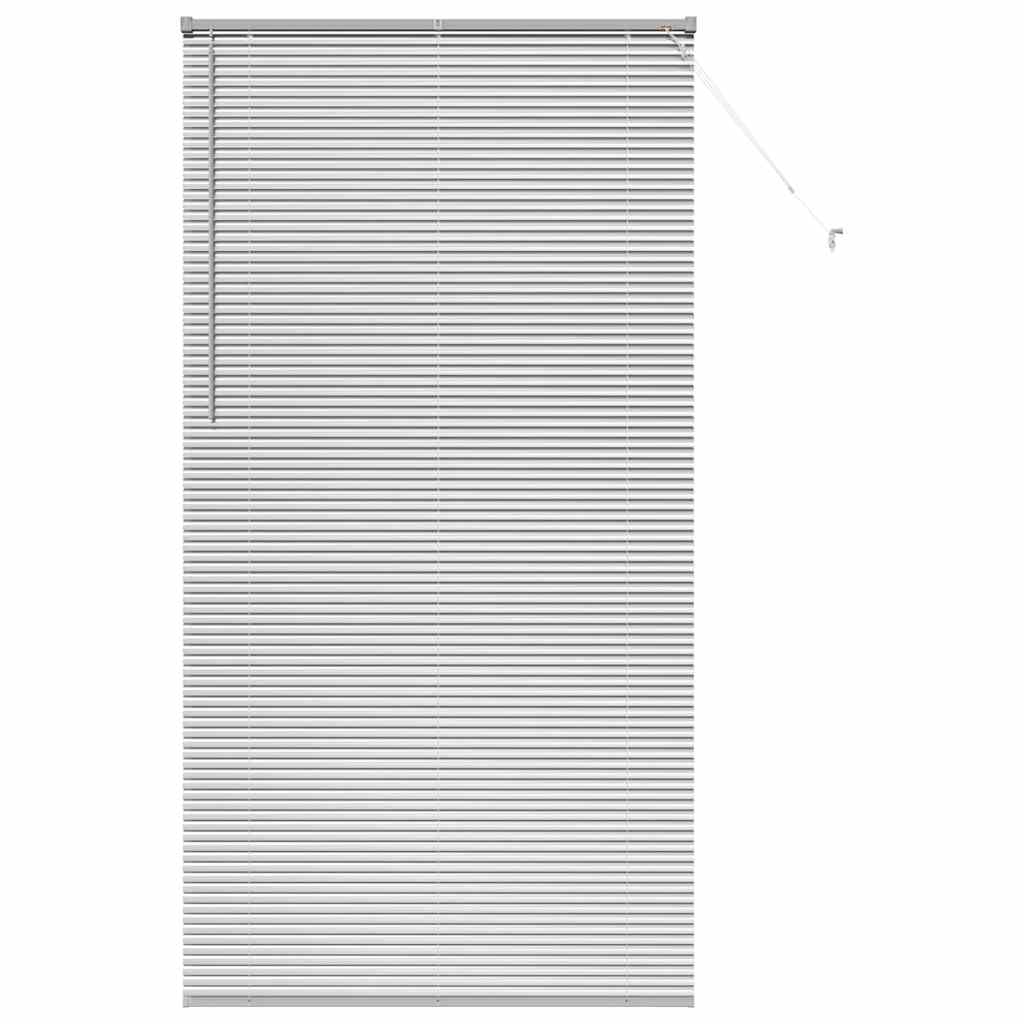 Venecijanski zastore Srebrno 220 x 115 cm Aluminij