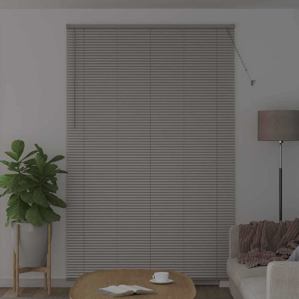 Venecijanski zastore Srebrno 220x150cm Aluminij