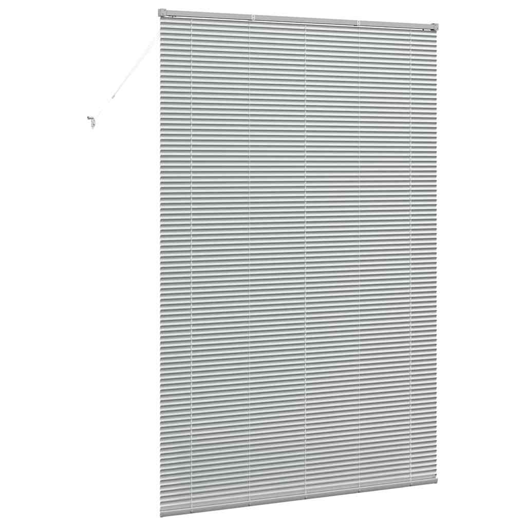 Venecijanski zastore Srebrno 220x150cm Aluminij