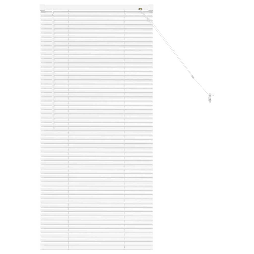 Venecijanski zastore Bijelo 130 x 60 cm Aluminij