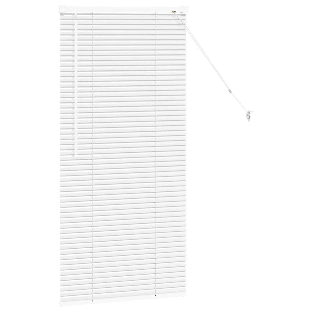 Venecijanski zastore Bijelo 130 x 65 cm Aluminij