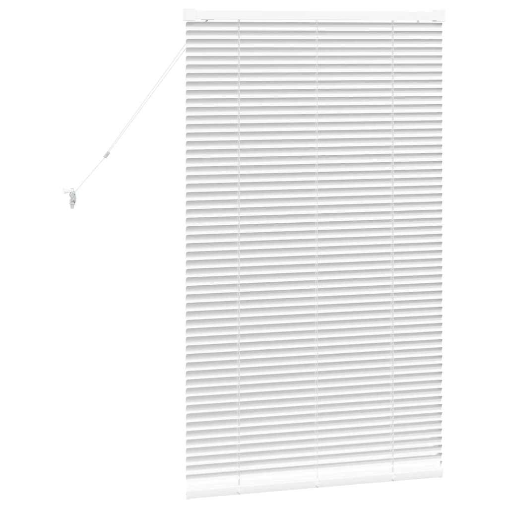 Venecijanski zastore Bijelo 130 x 80 cm Aluminij