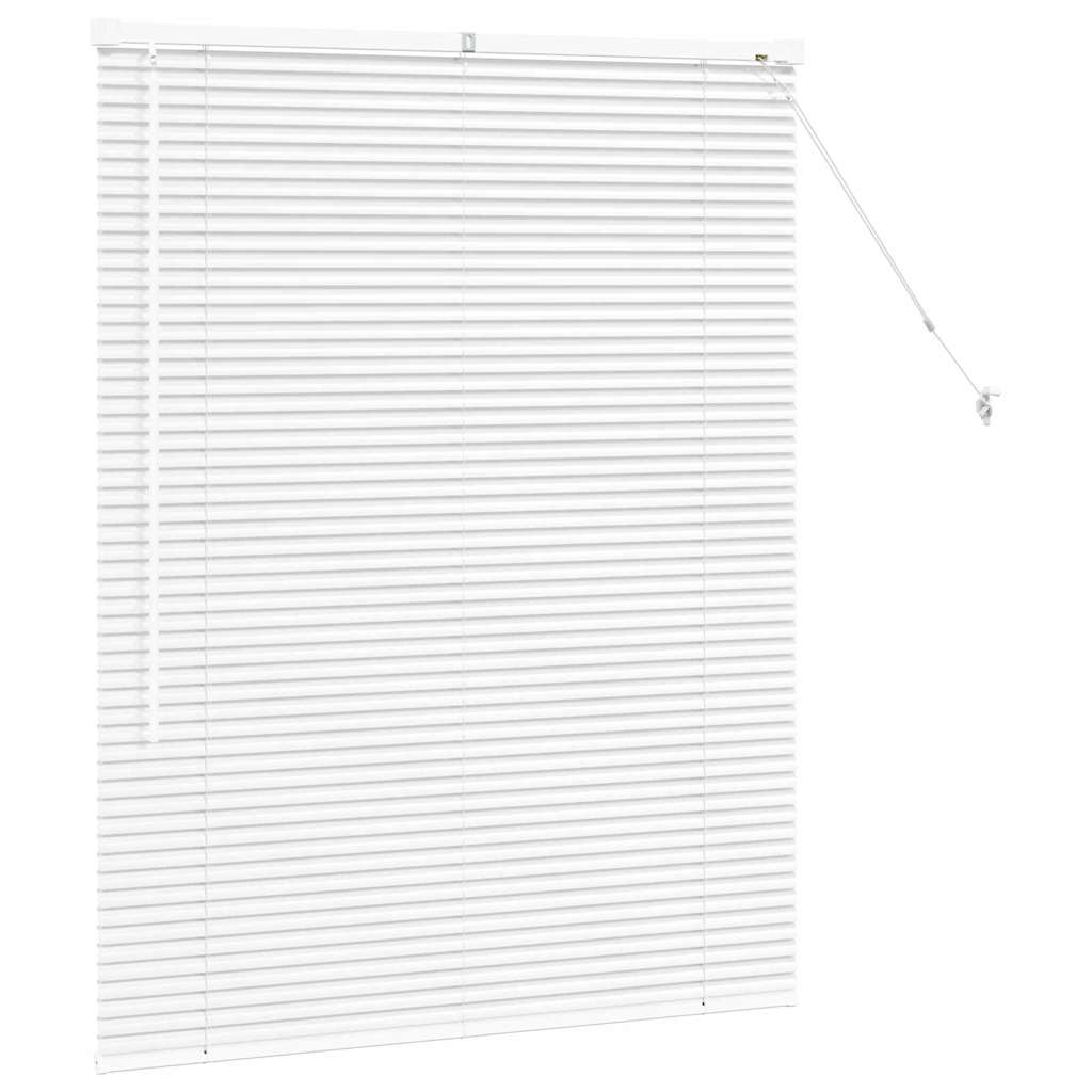 Venecijanski zastore Bijelo 130 x 105 cm Aluminij