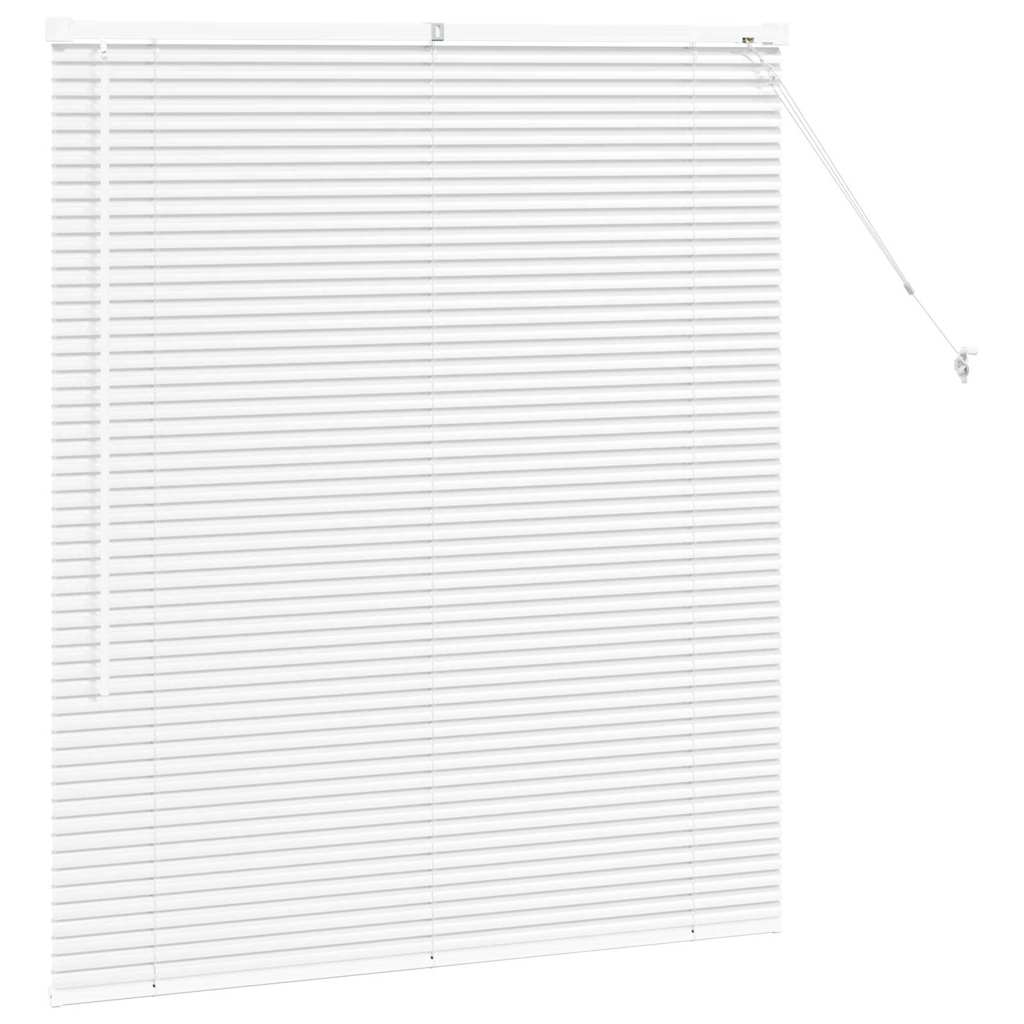 Venecijanski zastore Bijelo 130 x 120 cm Aluminij