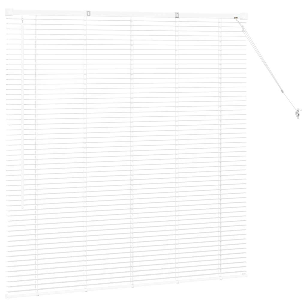 Venecijanski zastore Bijelo 130 x 135 cm Aluminij