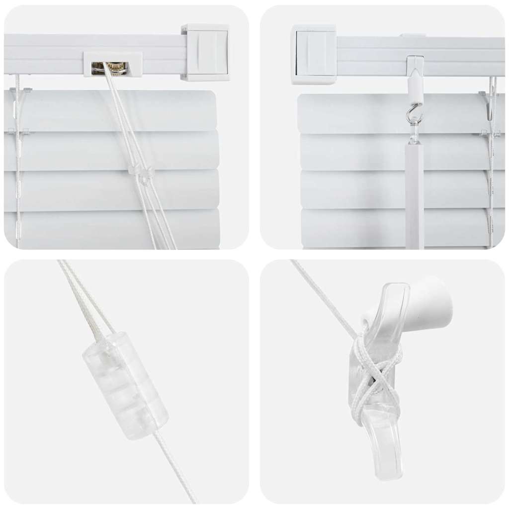Venecijanski zastore Bijelo 220 x 40 cm Aluminij