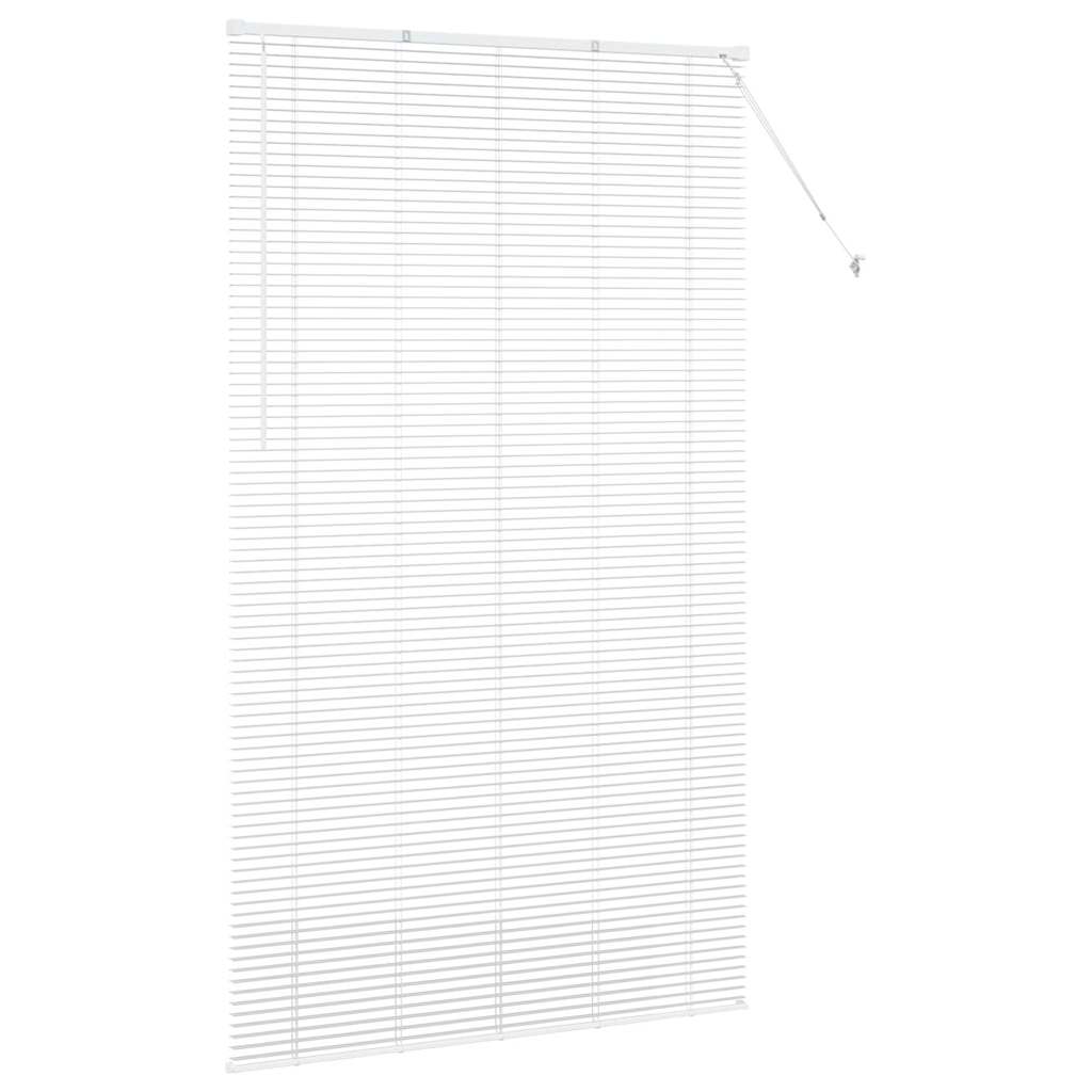 Venecijanski zastore Bijelo 220 x 130 cm Aluminij