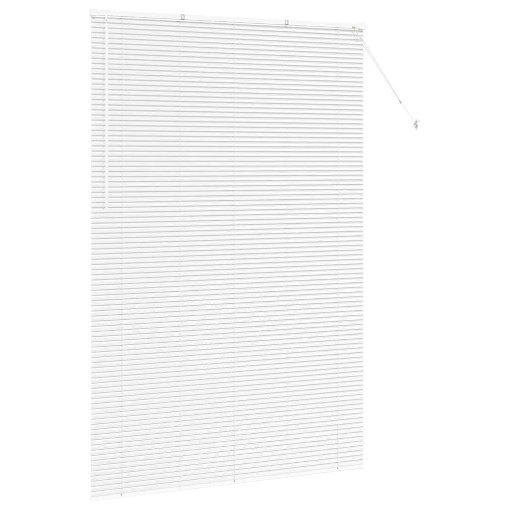 Venecijanski zastore Bijelo 220 x 140 cm Aluminij
