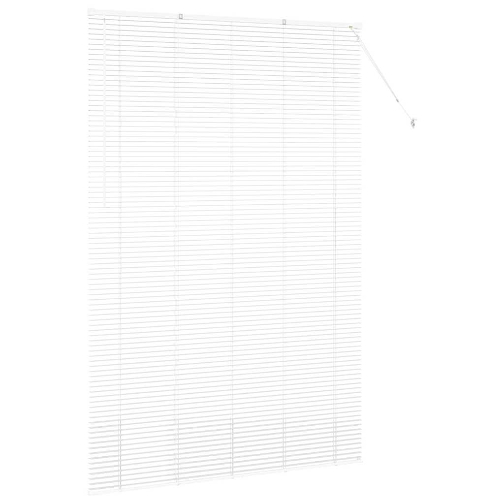 Venecijanski zastore Bijelo 220x150cm Aluminij