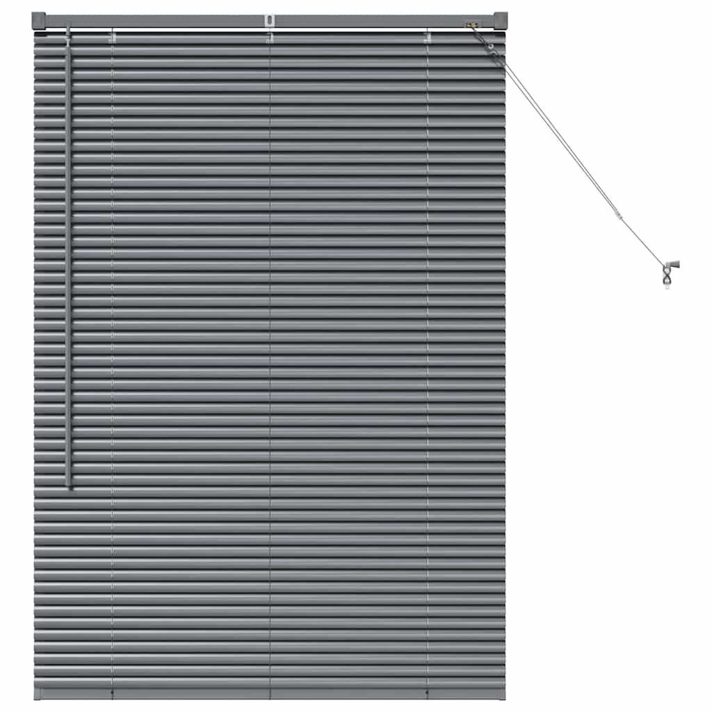Venecijanski zastore Tamno siva 130 x 95 cm Aluminij