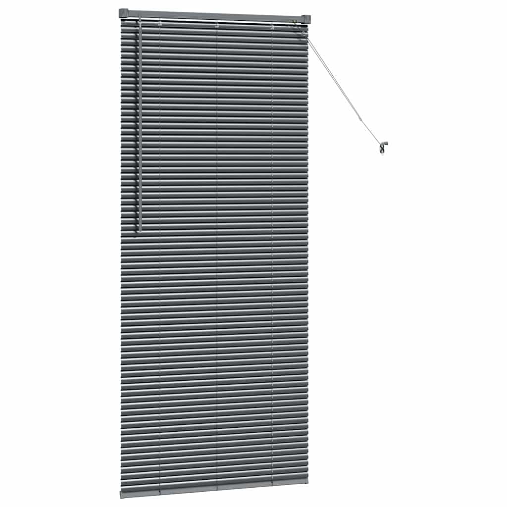 Venecijanski zastore Tamno siva 175 x 70 cm Aluminij