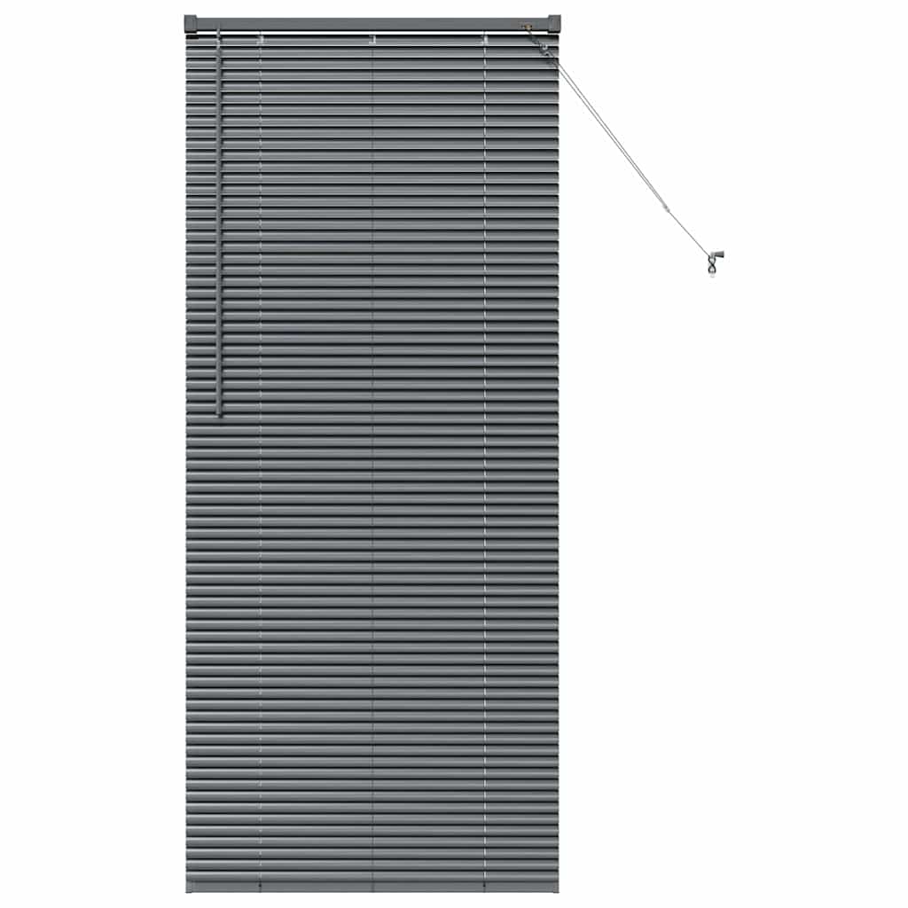 Venecijanski zastore Tamno siva 175 x 70 cm Aluminij