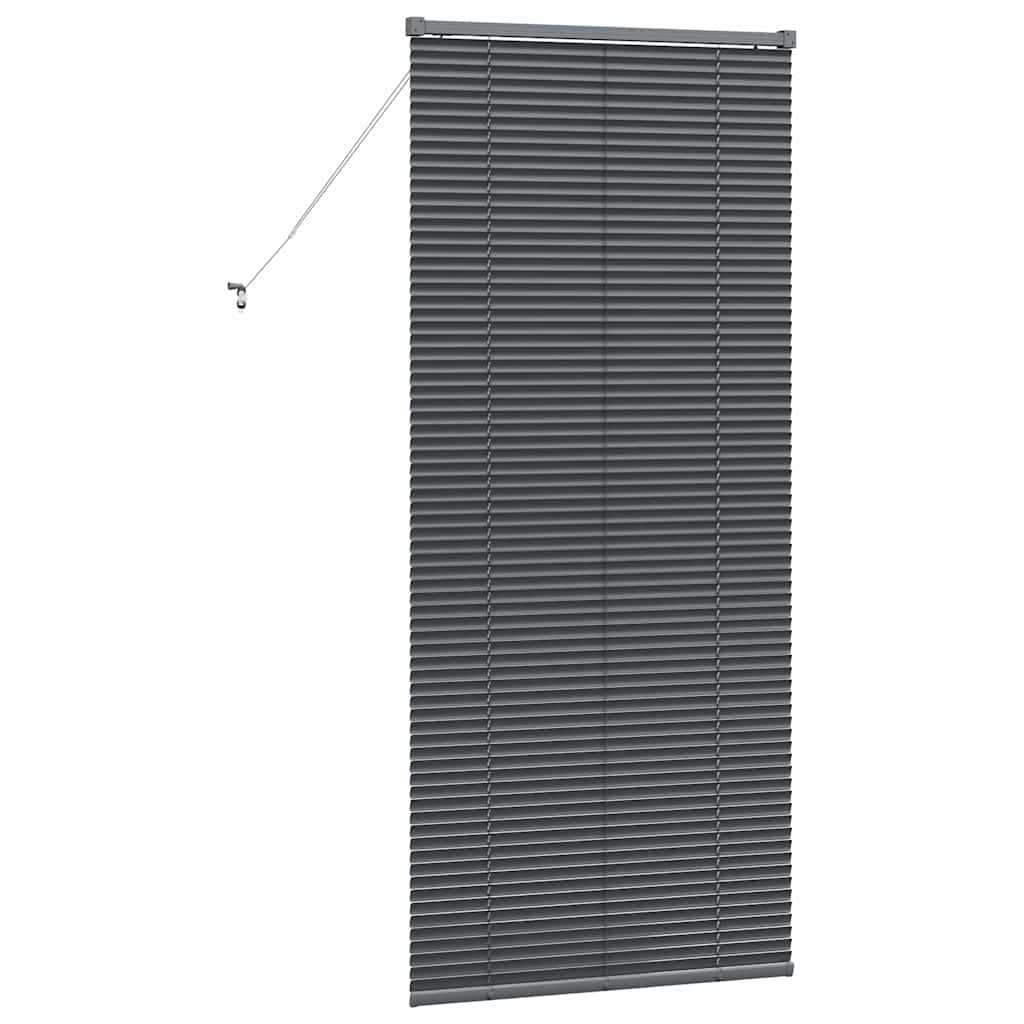 Venecijanski zastore Tamno siva 175 x 75 cm Aluminij
