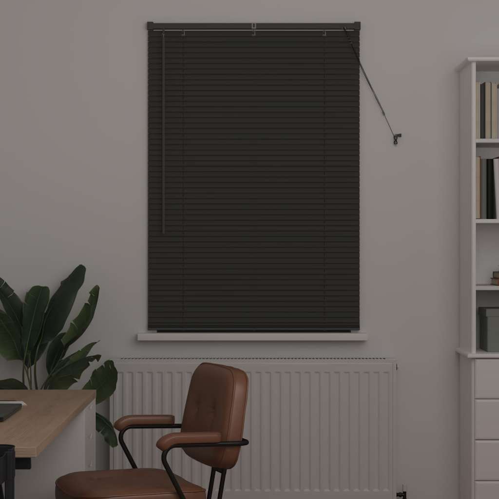 Venecijanski zastore Tamno siva 175 x 85 cm Aluminij