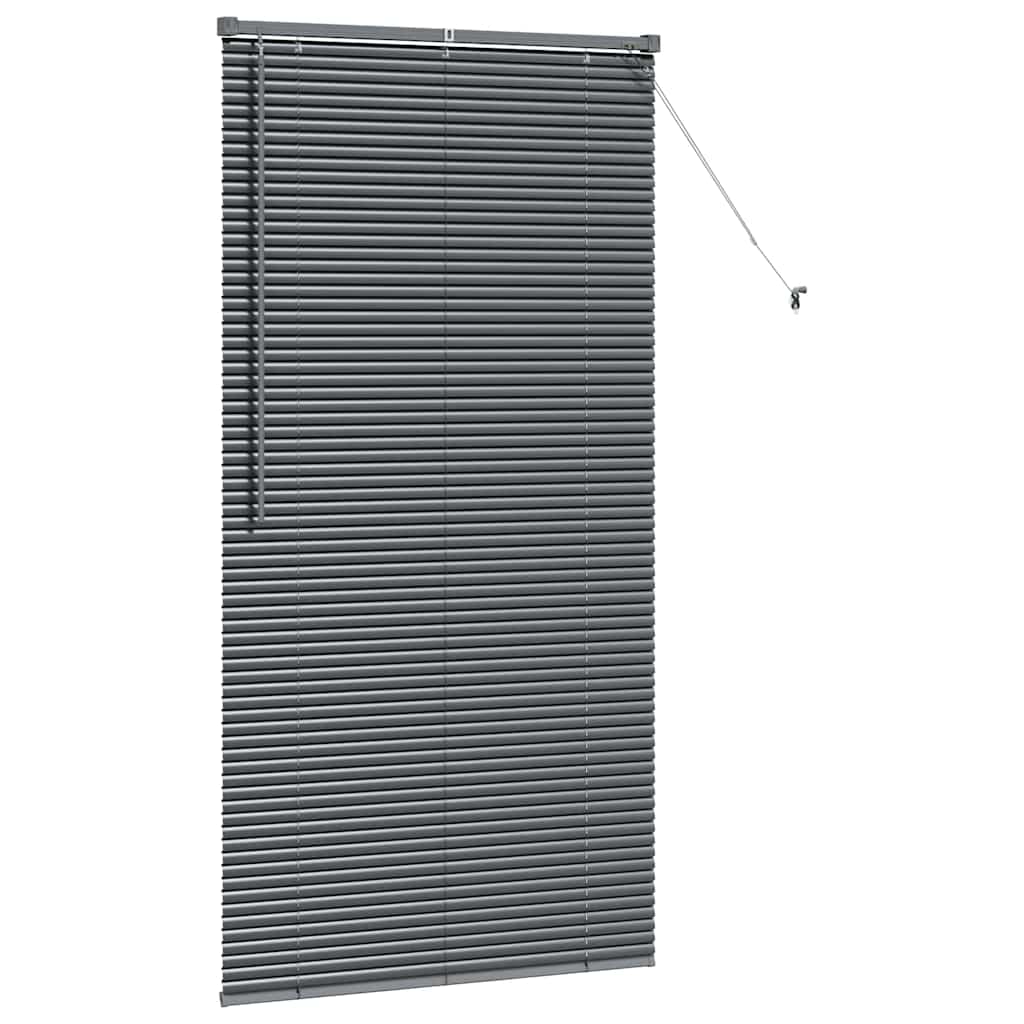 Venecijanski zastore Tamno siva 175 x 85 cm Aluminij