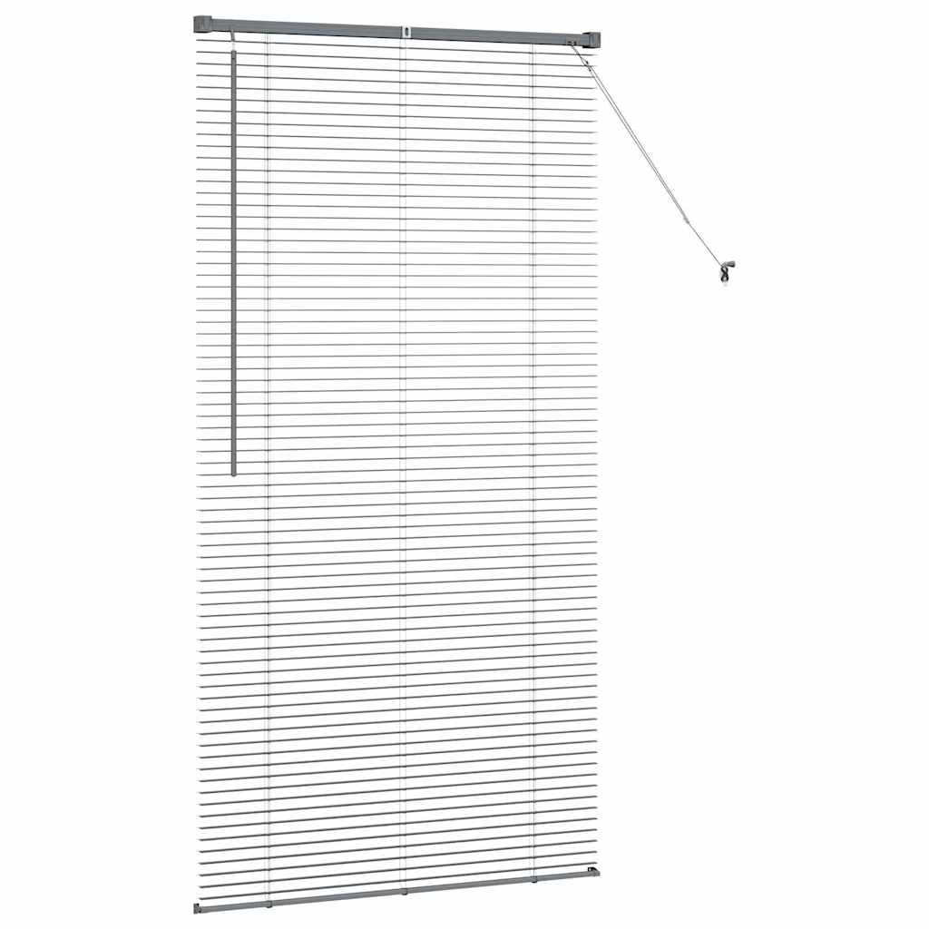 Venecijanski zastore Tamno siva 175 x 85 cm Aluminij