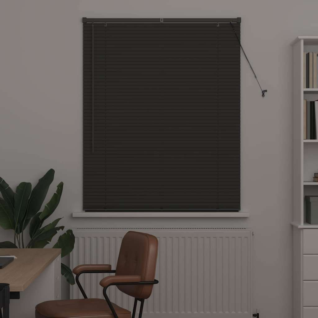 Venecijanski zastore Tamno siva 175 x 105 cm Aluminij