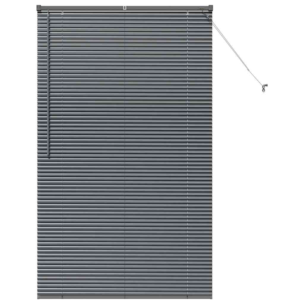Venecijanski zastore Tamno siva 175 x 105 cm Aluminij