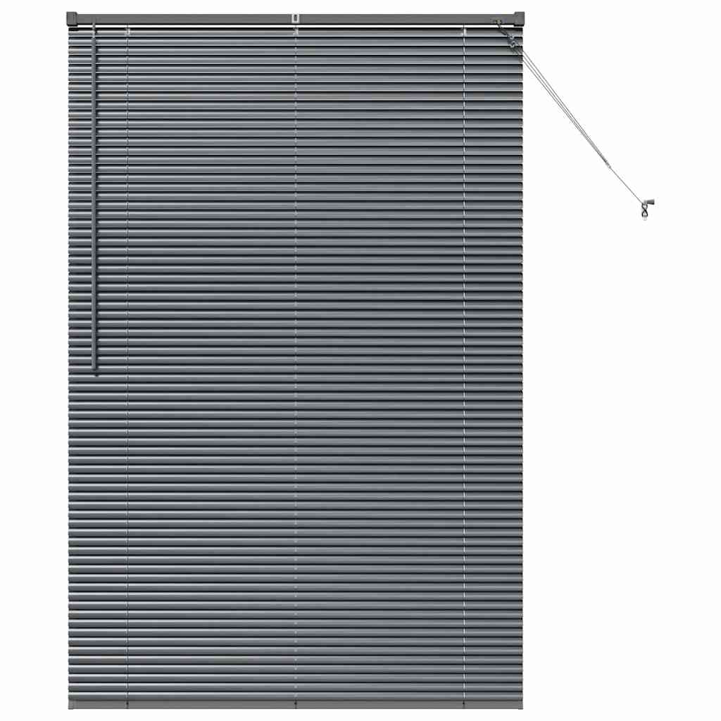 Venecijanski zastore Tamno siva 175 x 115 cm Aluminij