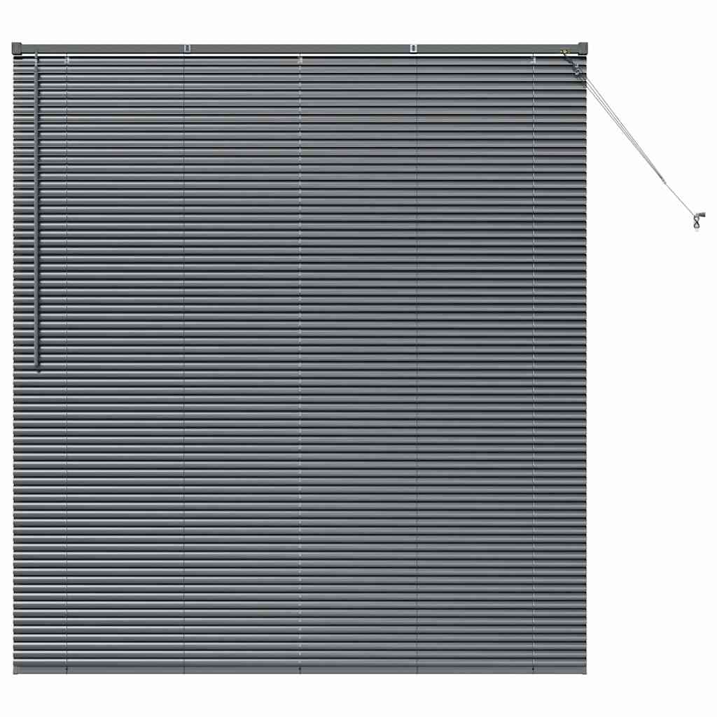 Venecijanski zastore Tamno siva 175 x 155 cm Aluminij