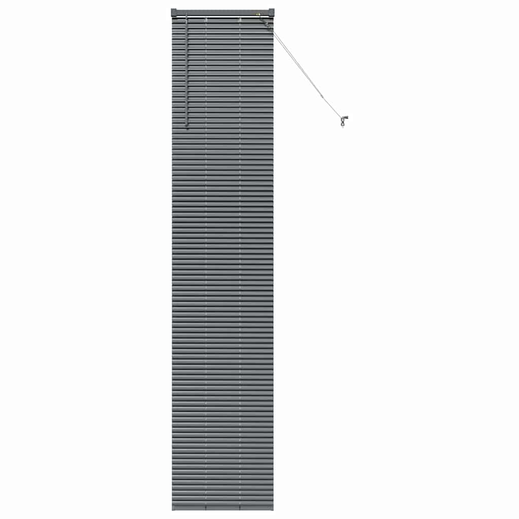 Venecijanski zastore Tamno siva 220 x 45 cm Aluminij