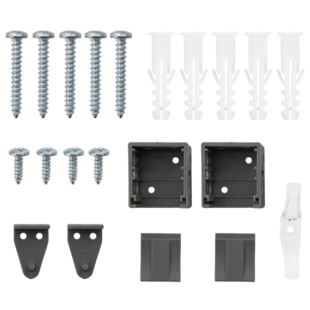 Venecijanski zastore Tamno siva 220 x 50 cm Aluminij