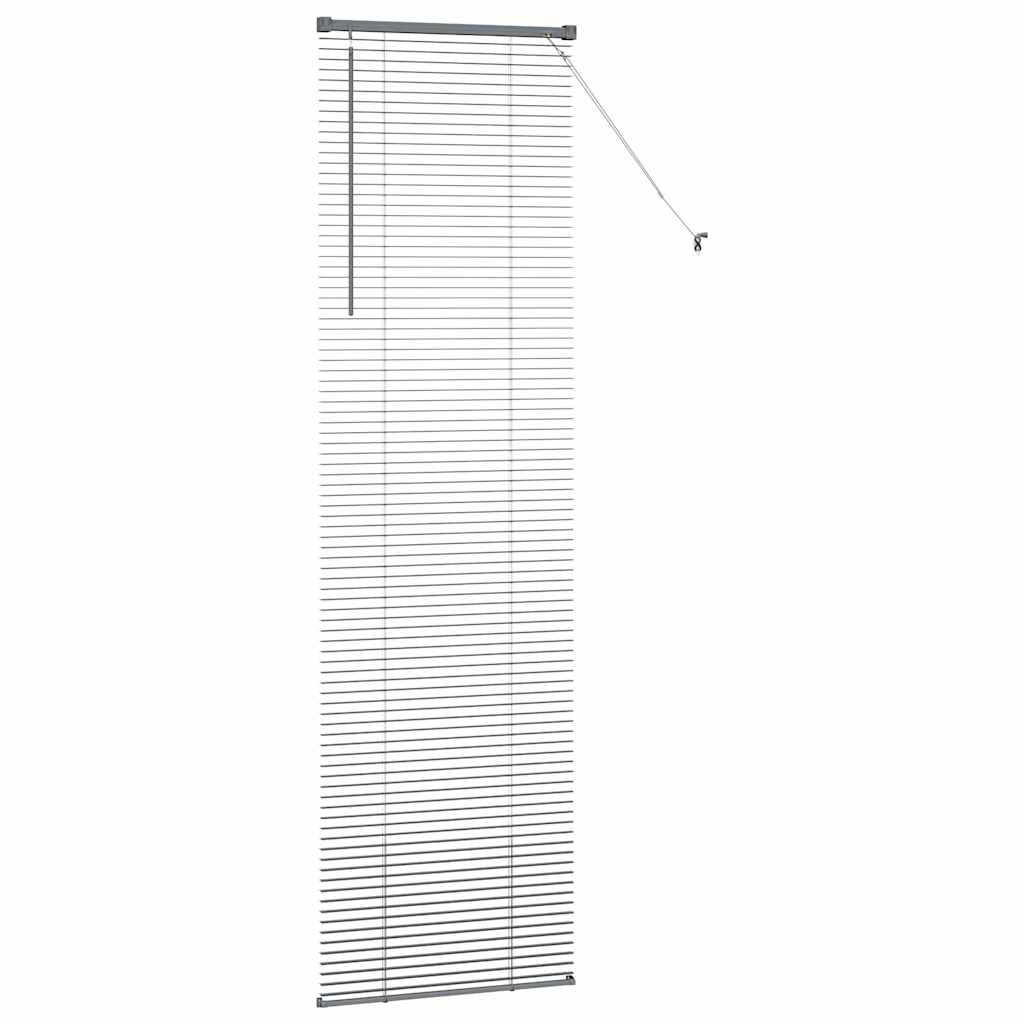 Venecijanski zastore Tamno siva 220 x 60 cm Aluminij