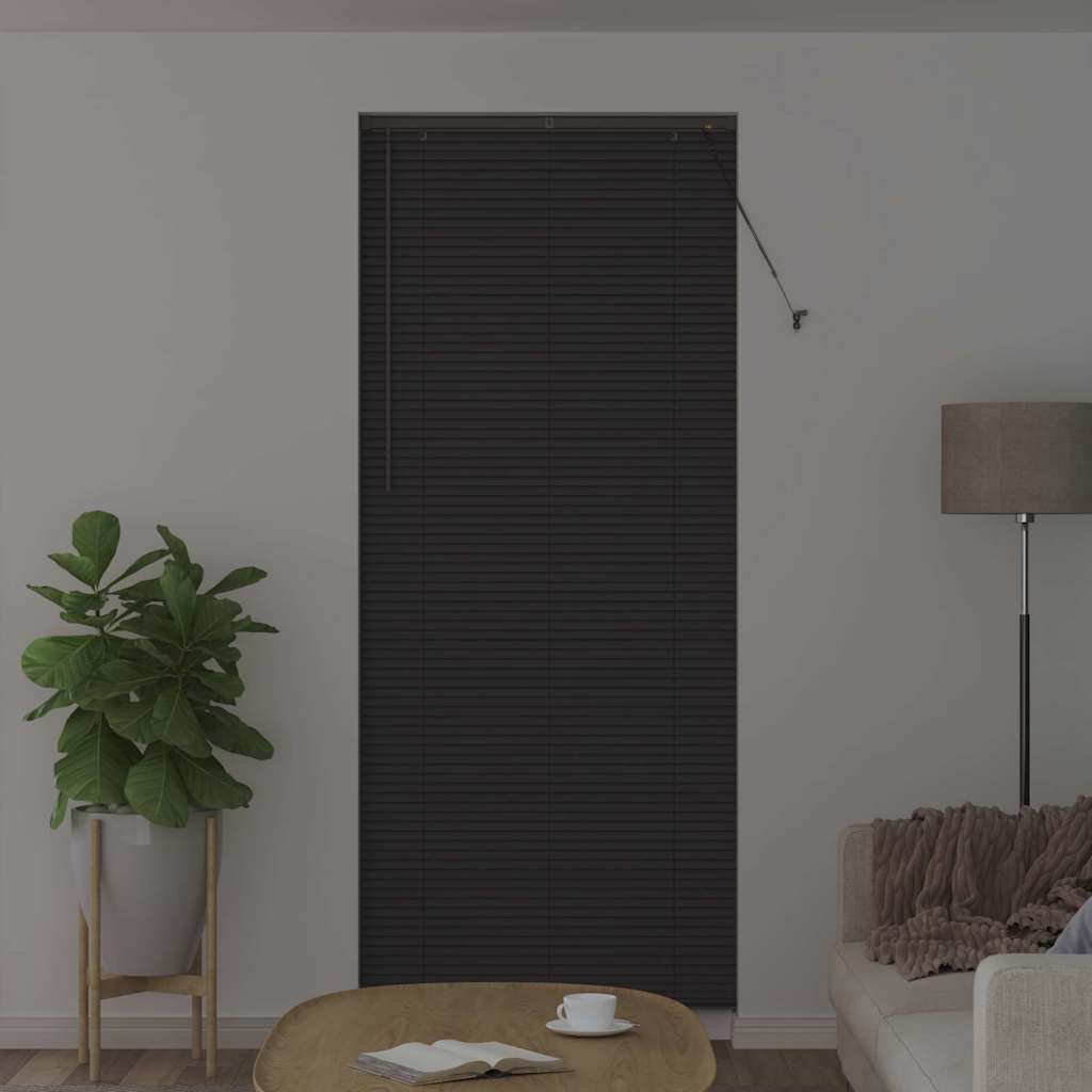 Venecijanski zastore Tamno siva 220 x 90 cm Aluminij