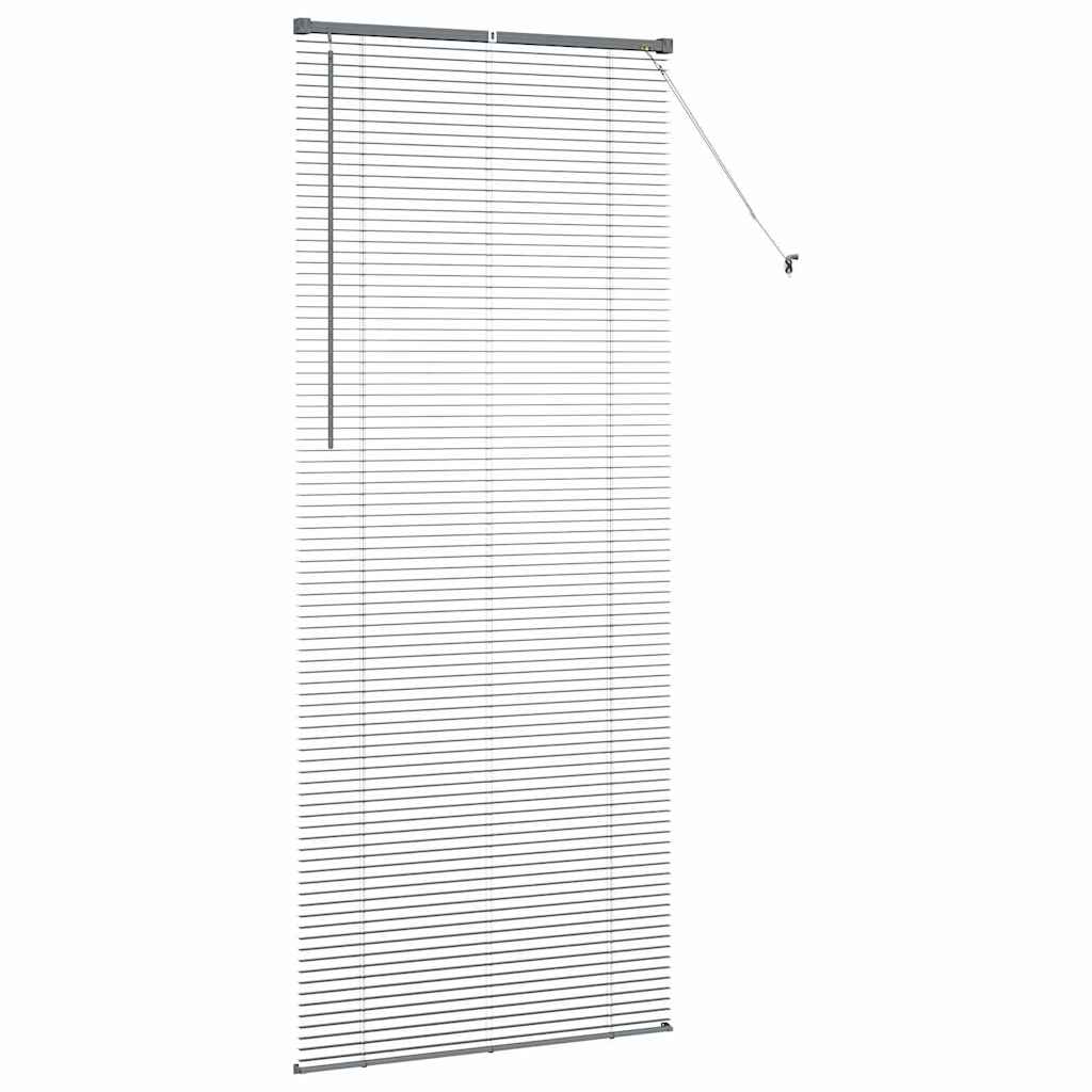 Venecijanski zastore Tamno siva 220 x 90 cm Aluminij