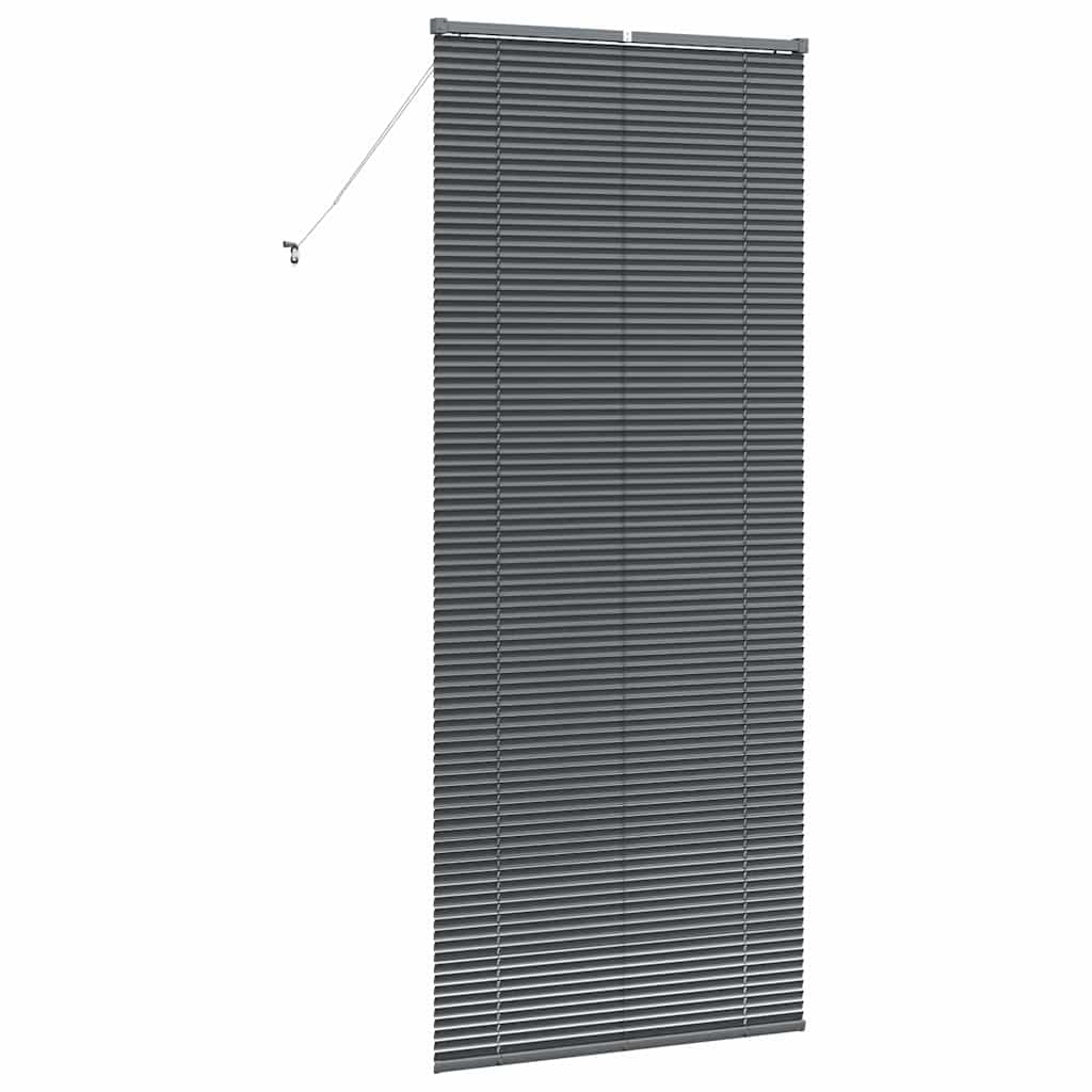 Venecijanski zastore Tamno siva 220 x 90 cm Aluminij