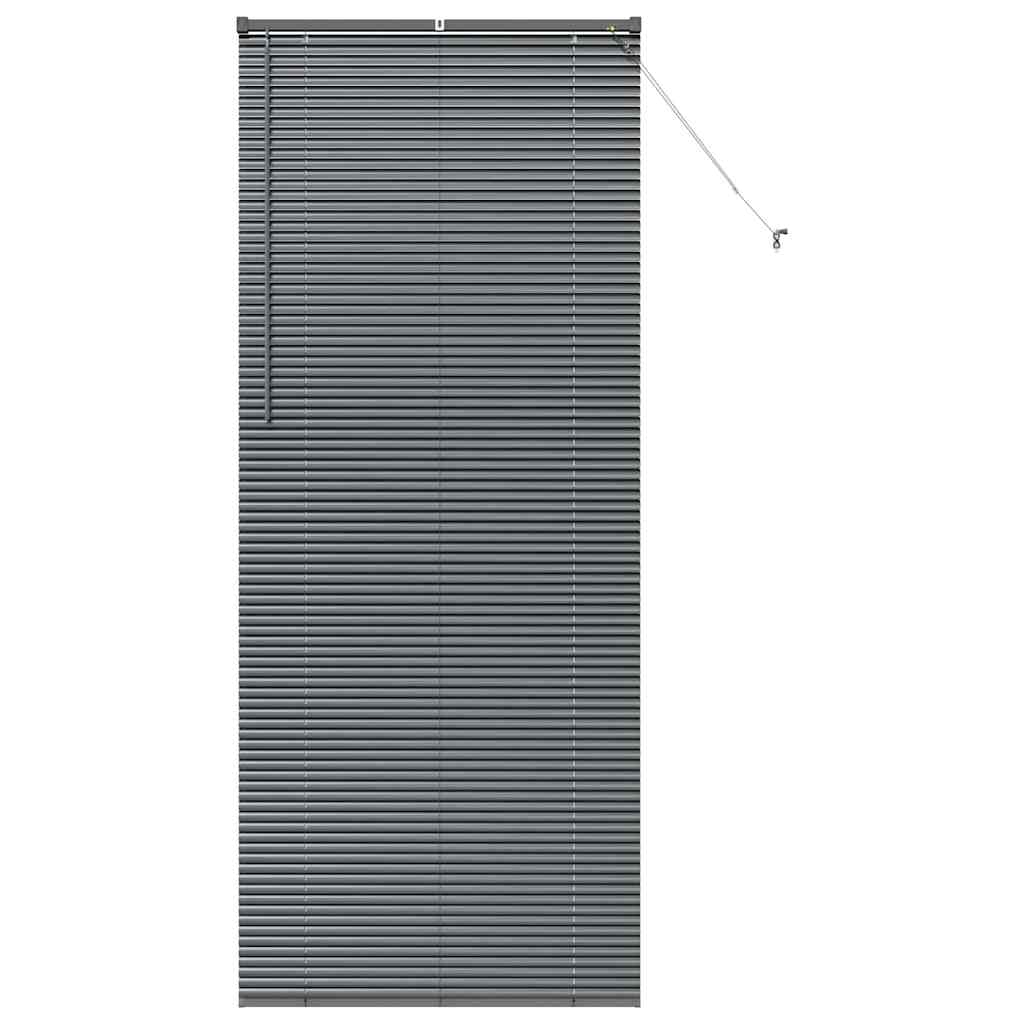Venecijanski zastore Tamno siva 220 x 90 cm Aluminij