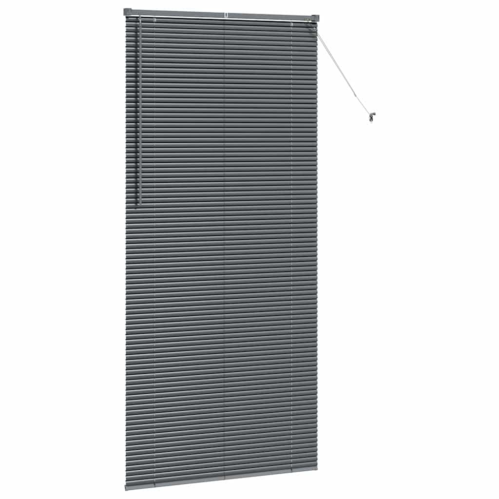Venecijanski zastore Tamno siva 220 x 100 cm Aluminij
