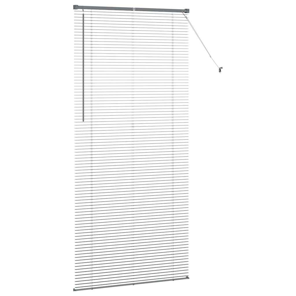 Venecijanski zastore Tamno siva 220 x 100 cm Aluminij