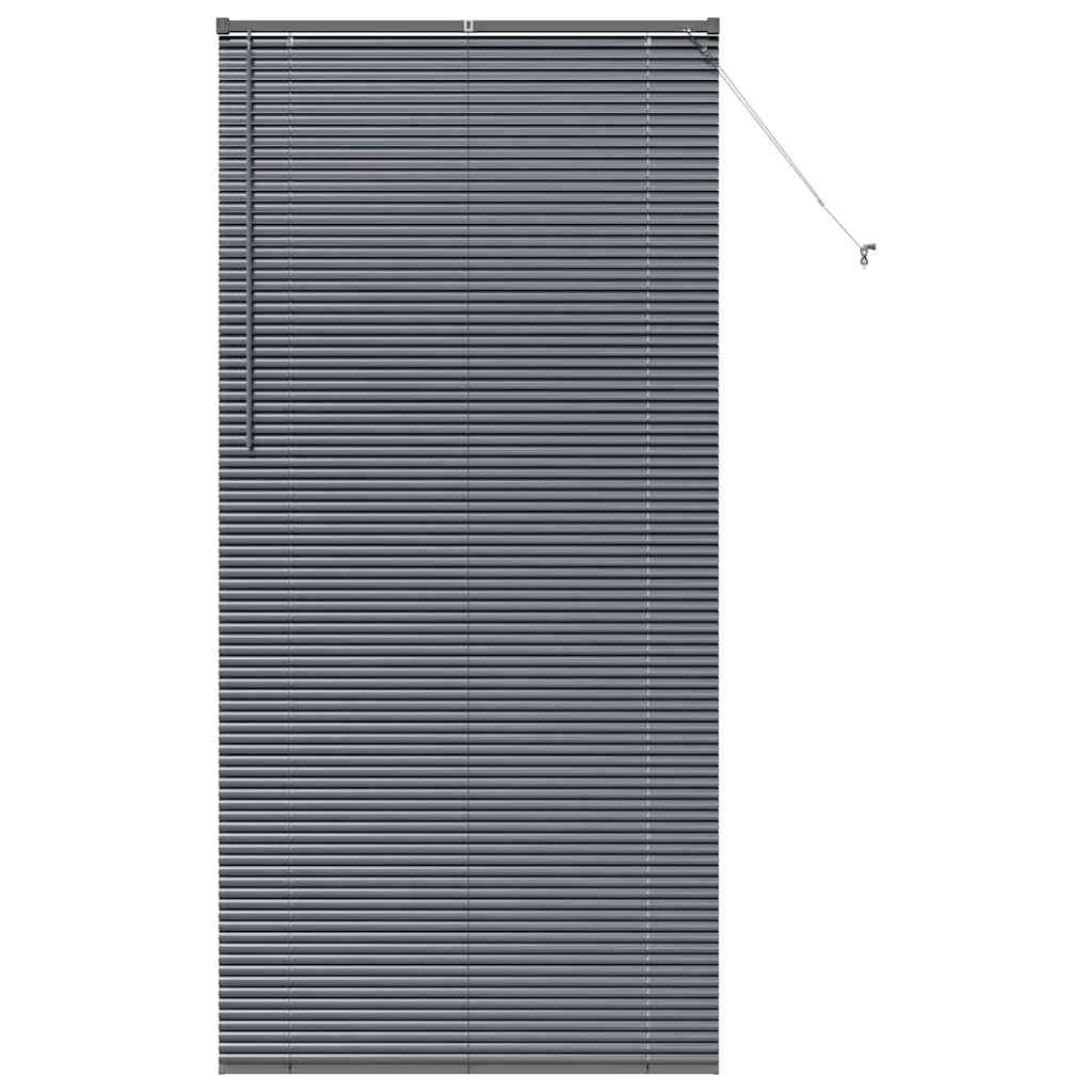 Venecijanski zastore Tamno siva 220 x 100 cm Aluminij