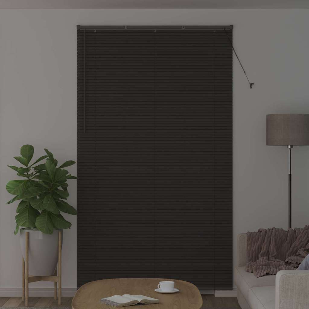 Venecijanski zastore Tamno siva 220 x 135 cm Aluminij