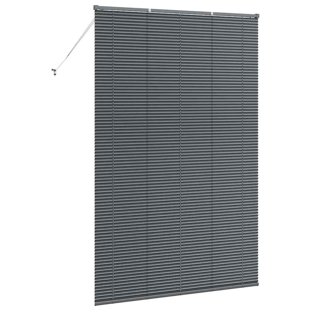 Venecijanski zastore Tamno siva 220x150cm Aluminij