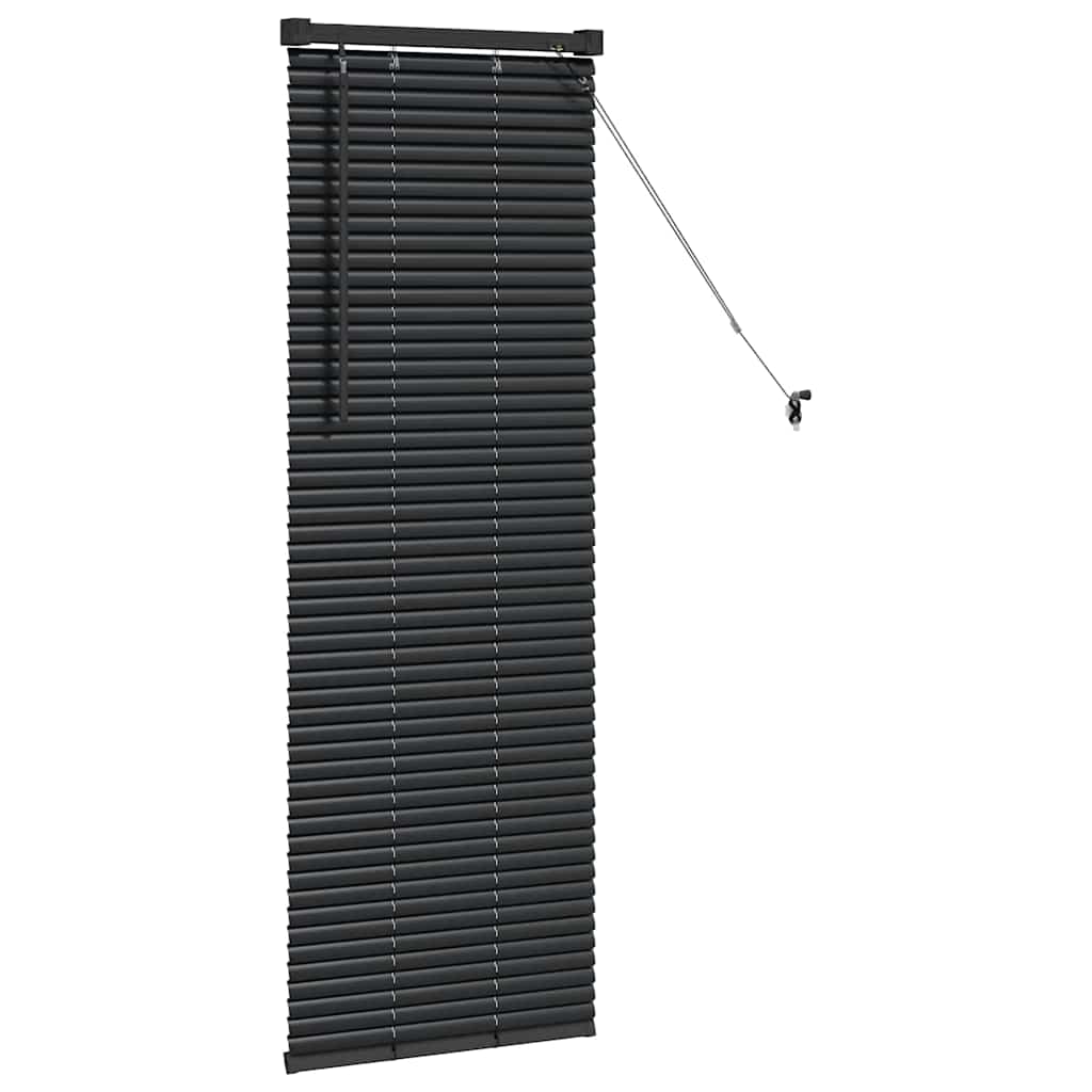 Venecijanski zastore Crna 130 x 50 cm Aluminij