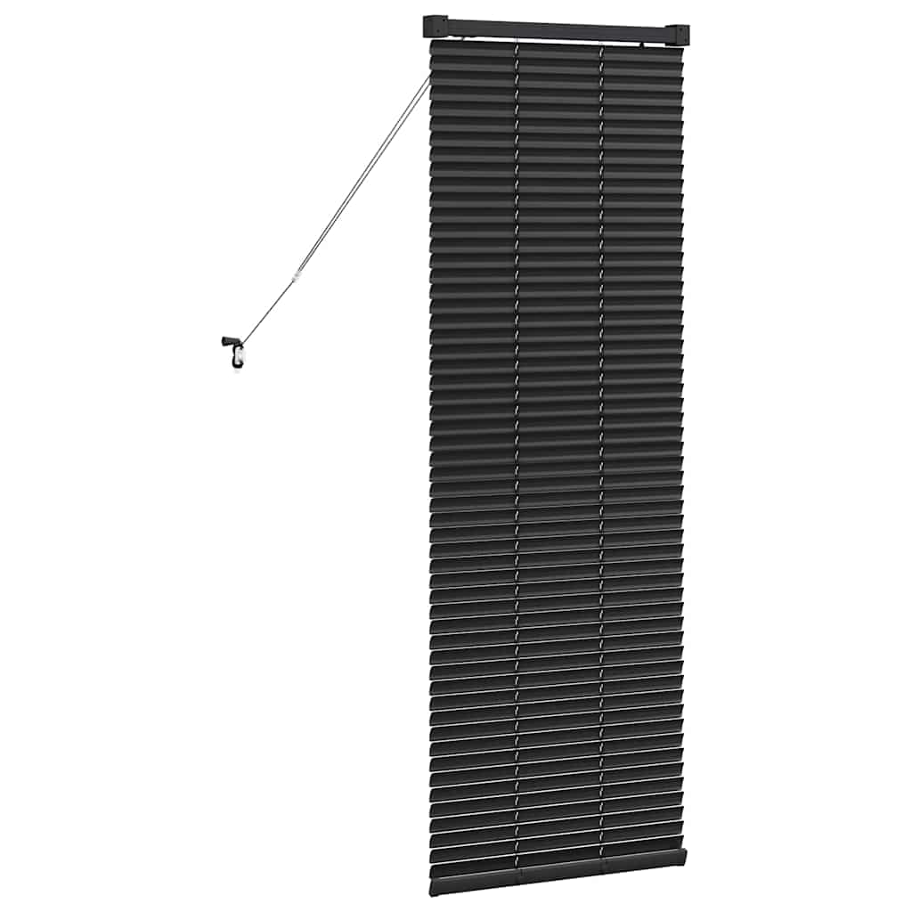 Venecijanski zastore Crna 130 x 50 cm Aluminij